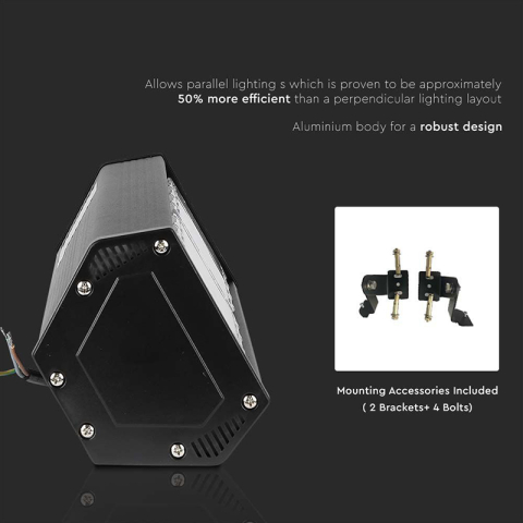 CORP ILUMINAT LED ILUMINAT INDUSTRIAL 100W 120LM/W 6500K - NEGRU [12]