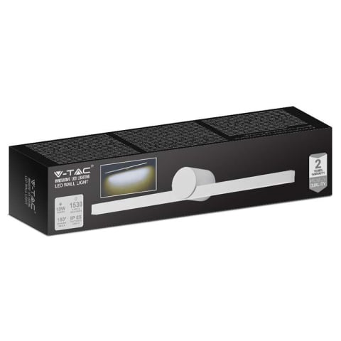 CORP ILUMINAT LED MONTAJ DEASUPRA OGLINZII 10W 3000K - ALB [2]