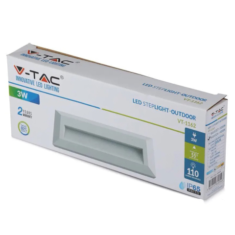 CORP ILUMINAT LED PENTRU SCARI 3W 3000K ALB CALD [6]