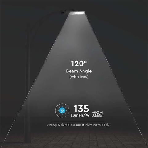 Lampa stradală LED slim 100W, 135 lm/W, 4000K, cip Samsung, SKU-21960 [11]