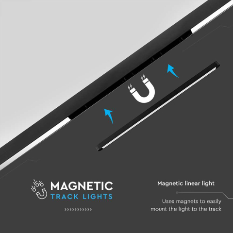 CORP LED MAGNETIC 20W 3000K - NEGRU [5]