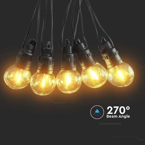 GHIRLANDA SOLARA LED 0.5W X 10 12M 3000K [6]