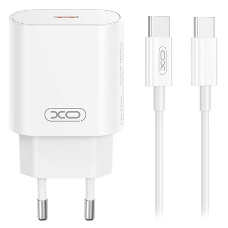 Fara Categorie - INCARCATOR RETEA PD 25W 3A USB TIP C + CABLU TIP C - ALB