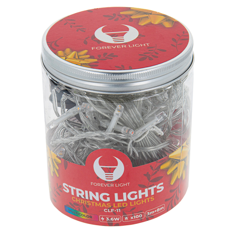 INSTALATIE CRACIUN 100 LED RGB 8M [2]