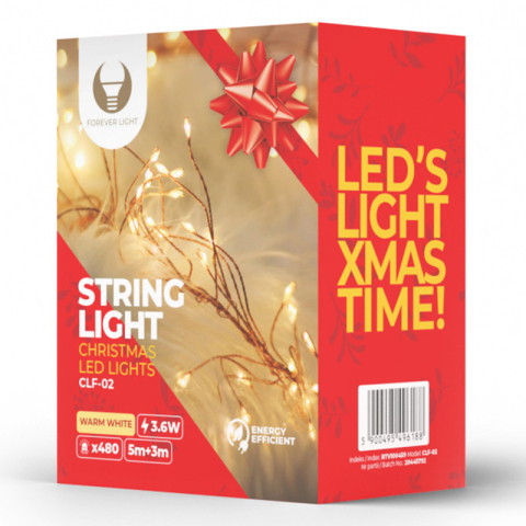 INSTALATIE CRACIUN 480 LED-URI 8M ALB CALD [2]