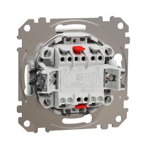 Intrerupator cruce, 10A, IP20, Alb, Schneider Sedna Design SDD111107 [4]