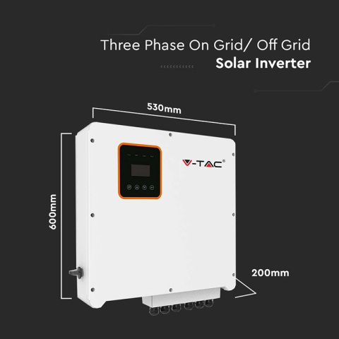 INVERTOR SOLAR 8KW HYBRID ON GRID/OFF GRID TRIFAZAT IP65 [3]