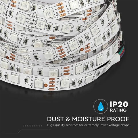 KIT BANDA LED SMD5050 RGB 60LED/M IP20 5M [2]