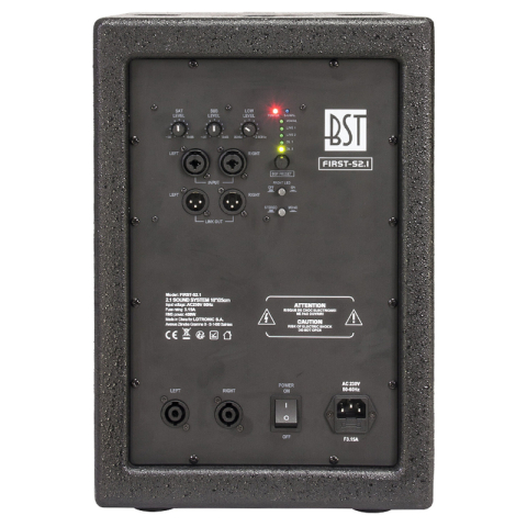KIT SUBWOOFER 10"/25CM + 2 SATELITI 4"/10CM 400W RMS BST [5]