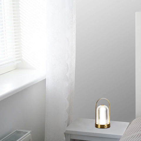 LAMPA BIROU 3IN1 CU ACUMULATOR 1800MAH - FRENCH GOLD [8]
