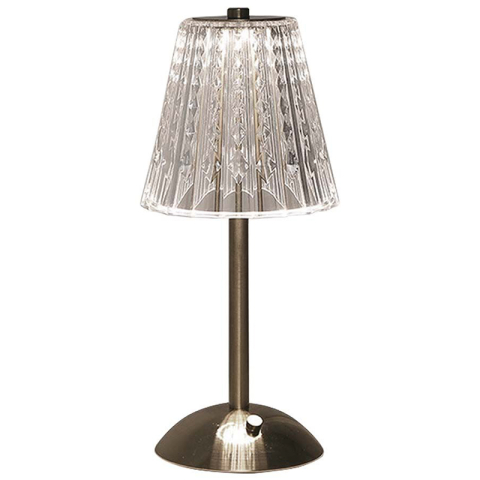 LAMPA BIROU 3W 3IN1 CU ACUMULATOR 1800MAH - NICKEL AURIU [1]