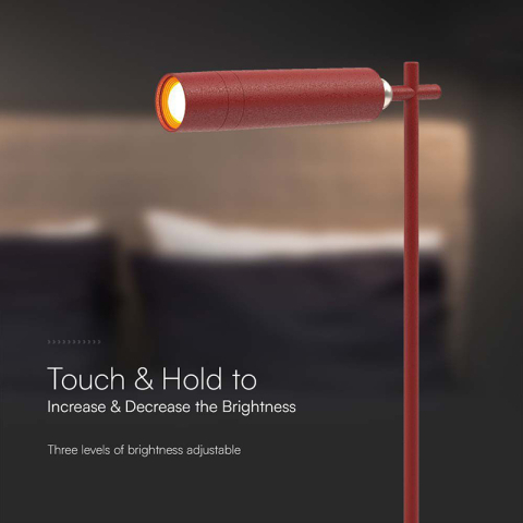 LAMPA BIROU MAGNETIC 3W 4000K - ROSU [4]