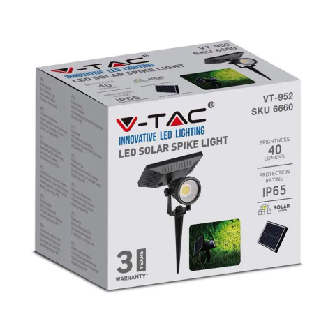 LAMPA GRADINA 2W INCARCARE SOLARA IP65 3000K [3]