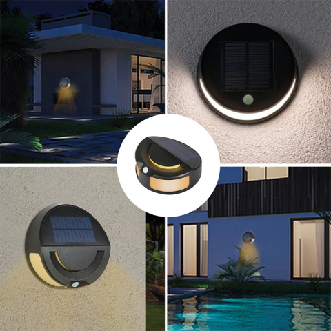 LAMPA LED 3000K CU INCARCARE SOLARA SI SENZOR DE MISCARE 6W 300LM [6]