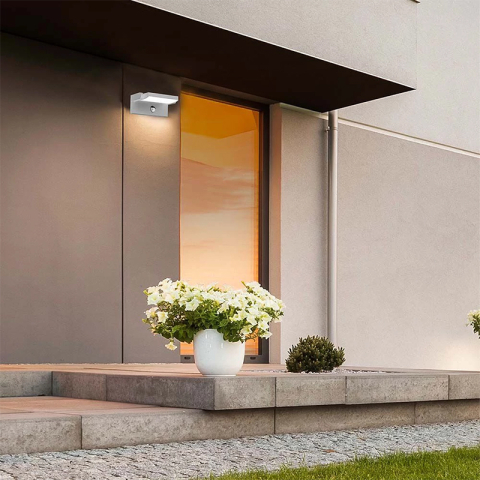 LAMPA LED CU SENZOR MISCARE 17W IP65 3000K- ALB [9]