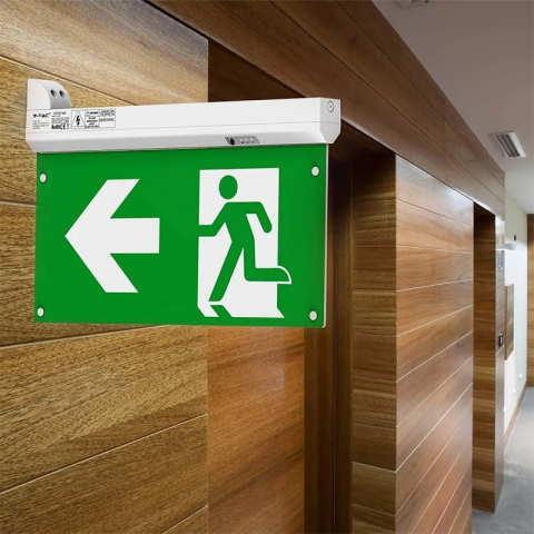 Lampa led 4 in 1 iesire de urgenta exit 2.5w 6000k alb rece V-tac - V-TAC [5]