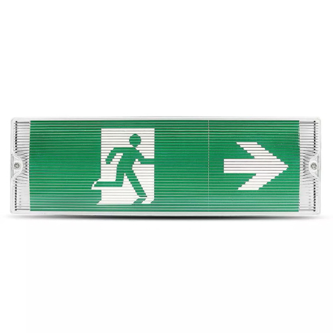 Corp LED iesire de urgenta - Lampa led exit iesire de urgenta cu emergenta 3w 6400k alb rece V-tac 83111