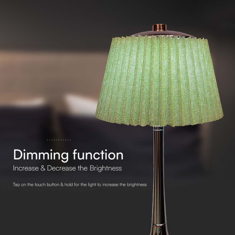 LAMPA LED MASA 1.5W 3IN1 DIMABIL - VERDE/CROM [6]