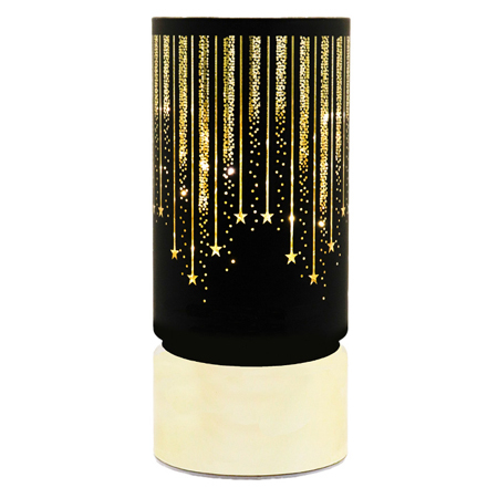 Decoratiuni Craciun - LAMPA LED MODEL CRACIUN - NEGRU/AURIU