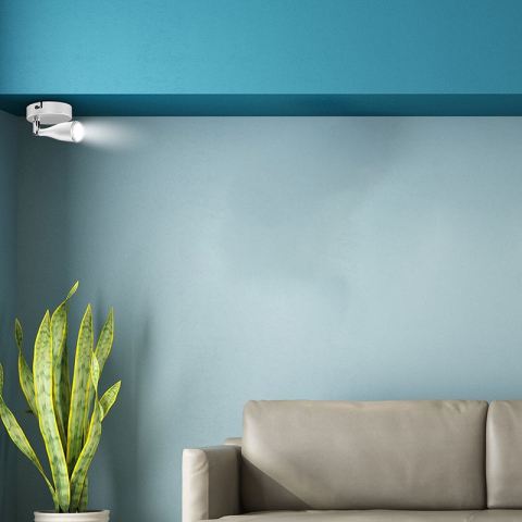 LAMPA LED MONTAJ PERETE 4.5W 4000K ALB NEUTRU - ALB [8]