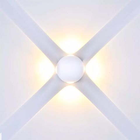 LAMPA LED PERETE 4W IP65 3000K ALB CALD [5]