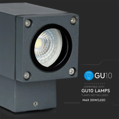 LAMPA MONTAJ PERETE SOCLU GU10 IP44 [13]