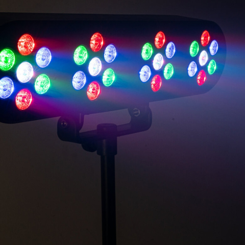 LED Bar 4x7x1W RGBW cu Trepied [6]