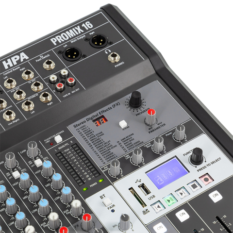 MIXER DIGITAL 16 CANALE 48V BT/USB/SD [6]