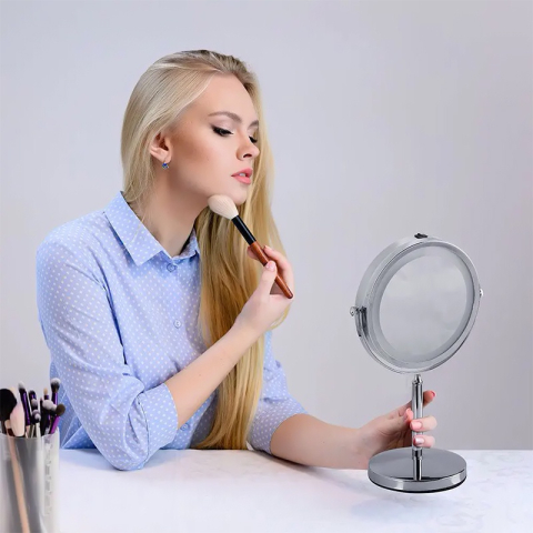 OGLINDA ILUMINATA LED 3W PENTRU MAKE UP 6400K CU BATERII 4XAA [5]