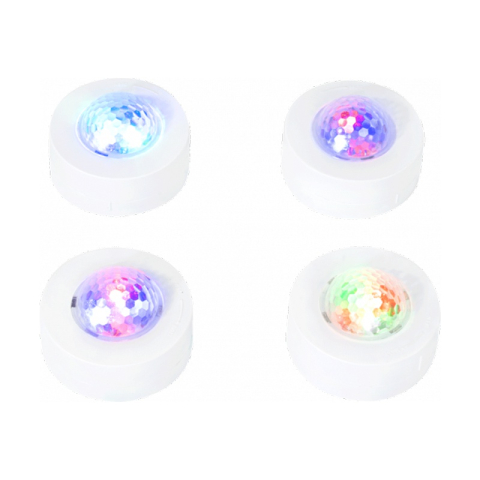 PACHET 4 MINI ASTRO RGB CU STROBOSCOP SI TELECOMANDA [4]