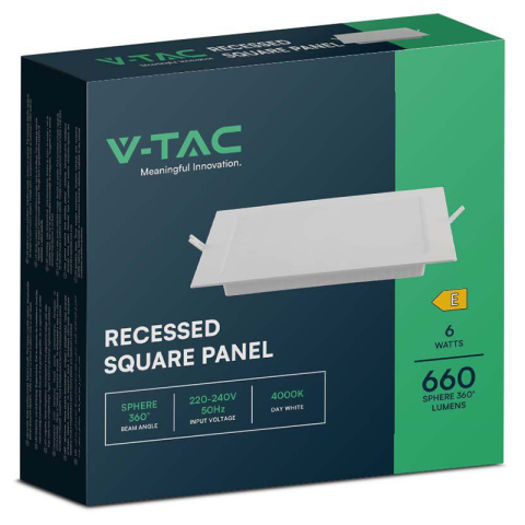 PANOU LED 6W INCORPORABIL 4000K ALB NEUTRU [2]