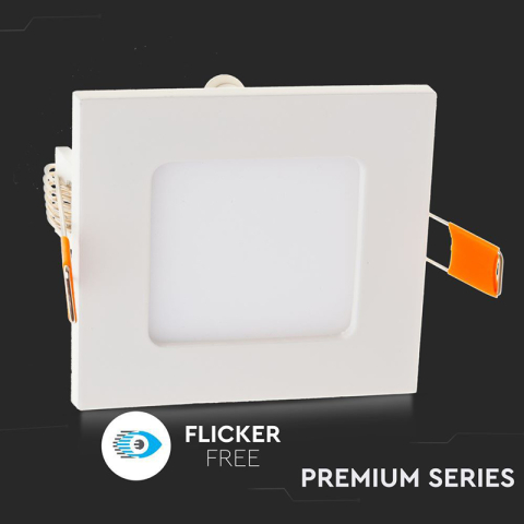 PANOU LED PATRAT INCORPORABIL 6W 6400K ALB RECE [4]