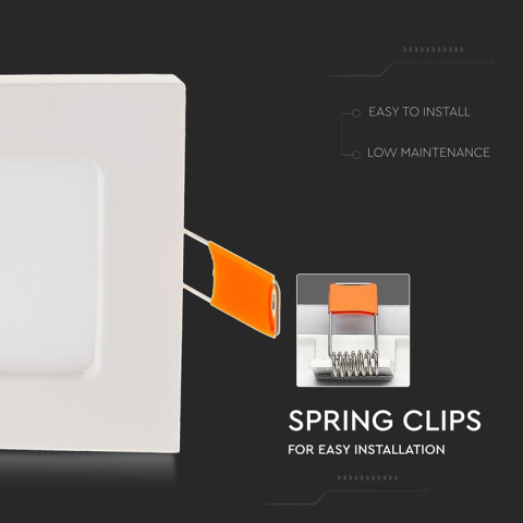 PANOU LED PATRAT INCORPORABIL 6W 6400K ALB RECE [7]