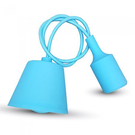 Lustre - PENDUL TAVAN ALBASTRU DESCHIS 1M, E27