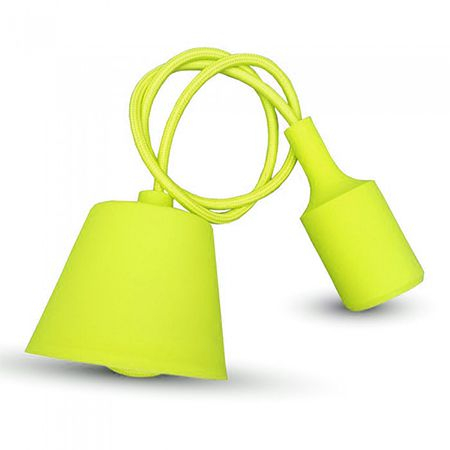 Lustre - PENDUL TAVAN GALBEN 1M, E27