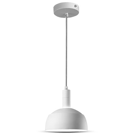 Lustre - PENDUL TAVAN SOCLU E14 - ALB