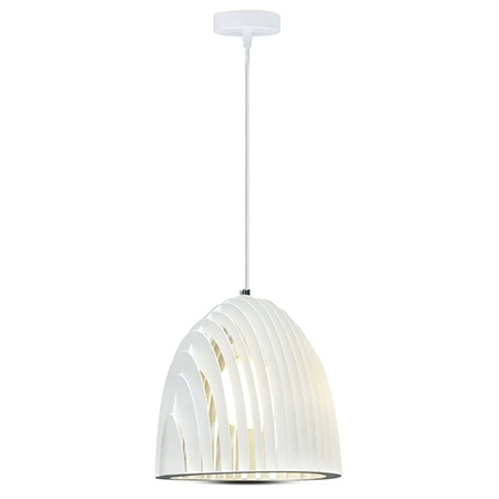 Lustre - PENDUL TAVAN SOCLU E27 - ALB