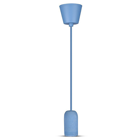 Lustre - PENDUL TAVAN SOCLU E27 - ALBASTRU