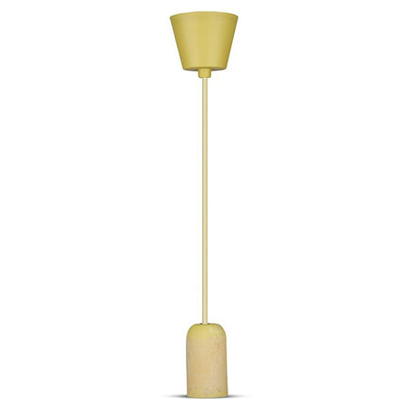 Lustre - PENDUL TAVAN SOCLU E27 - GALBEN