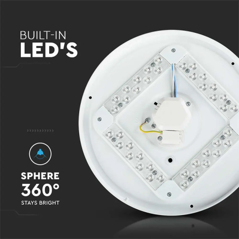 PLAFONIERA LED 12W 23CM 3 IN 1 - MODEL STELUTE [2]
