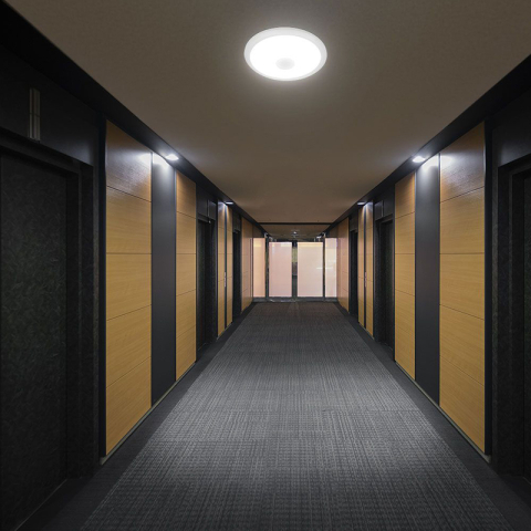 PLAFONIERA LED 12W IP20 SENZOR DE MISCARE 3IN1 - ALB [4]
