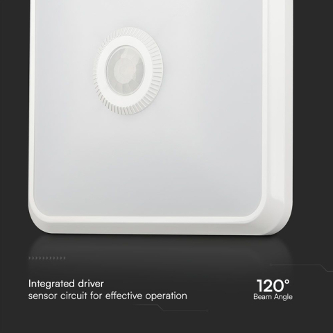 PLAFONIERA LED 12W IP20 SENZOR DE MISCARE 3IN1 - ALB [3]