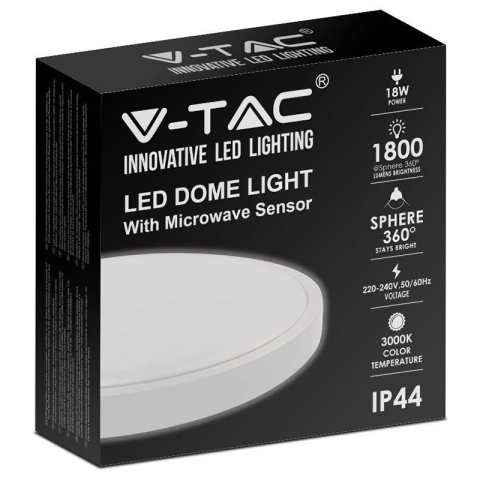 PLAFONIERA LED 18W 6500K IP44 CU SENZOR DE MISCARE [3]