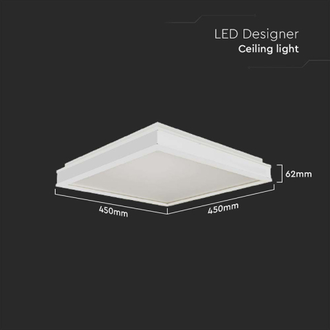 PLAFONIERA LED 24W 3IN1 - ALB [2]