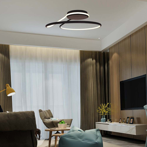 PLAFONIERA LED 24W 3IN1 - NEGRU [6]