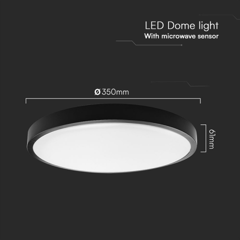 PLAFONIERA LED 24W 4000K IP44 CU SENZOR DE MISCARE [4]