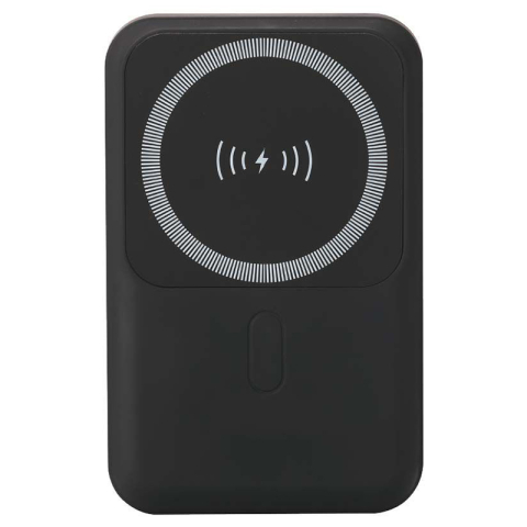 POWER BANK 10000MAH CU INEL MAGNETIC INCARCARE WIRELESS - NEGRU [6]