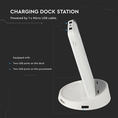 POWER BANK 8000MAH INCARCARE WIRELESS - ALB [2]