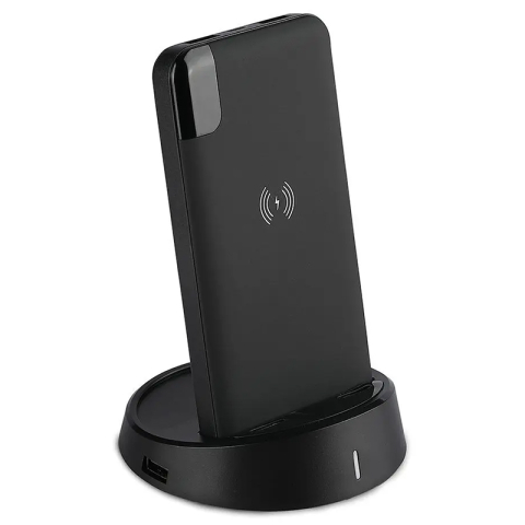 POWER BANK 8000MAH INCARCARE WIRELESS MODEL STAND - NEGRU [8]