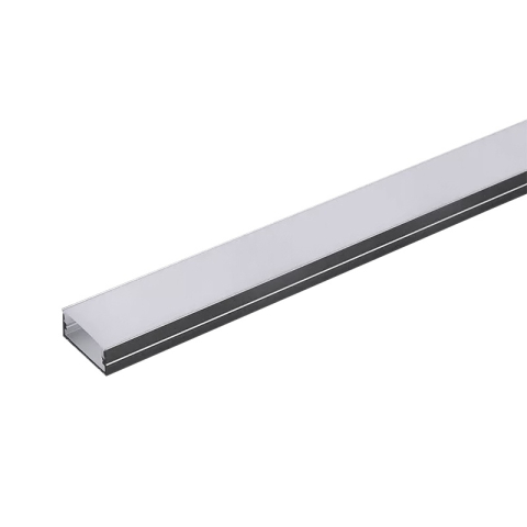 PROFIL ALUMINIU PENTRU BANDA LED 2M 23.5MM X 10MM MAT [1]